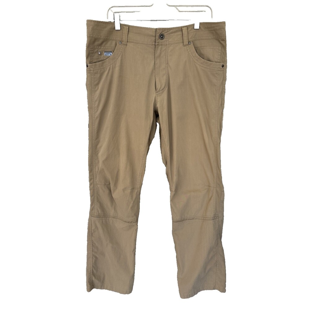 Kuhl Radikl Pants Mens 36x31 Khaki Stretch Hiking Outdoor Performance 7 Pocket